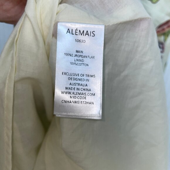 Alemais Sea Life Print Mini Dress - Cream - Picture 10 of 10